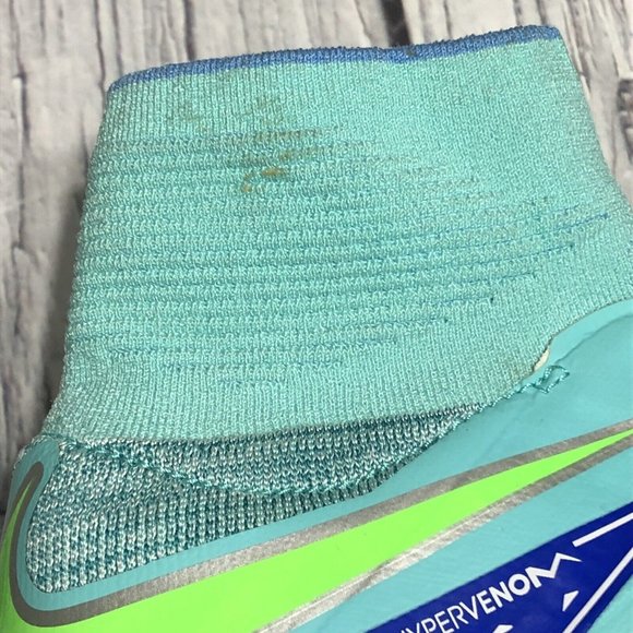 Women 9 NIKE Hypervenom Phantom II DF FG Hyper Turquoise Green Soccer Cleats New - Picture 6 of 7